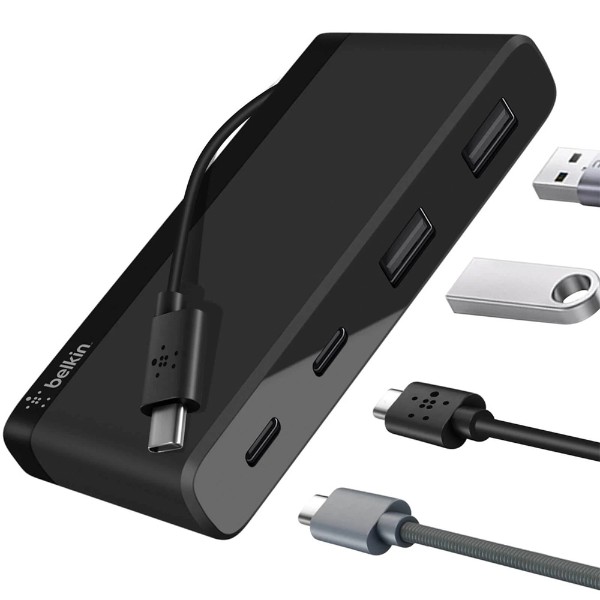 Belkin 4-Port USB-C Mini Hub (USB Type-C) - Packshot 1