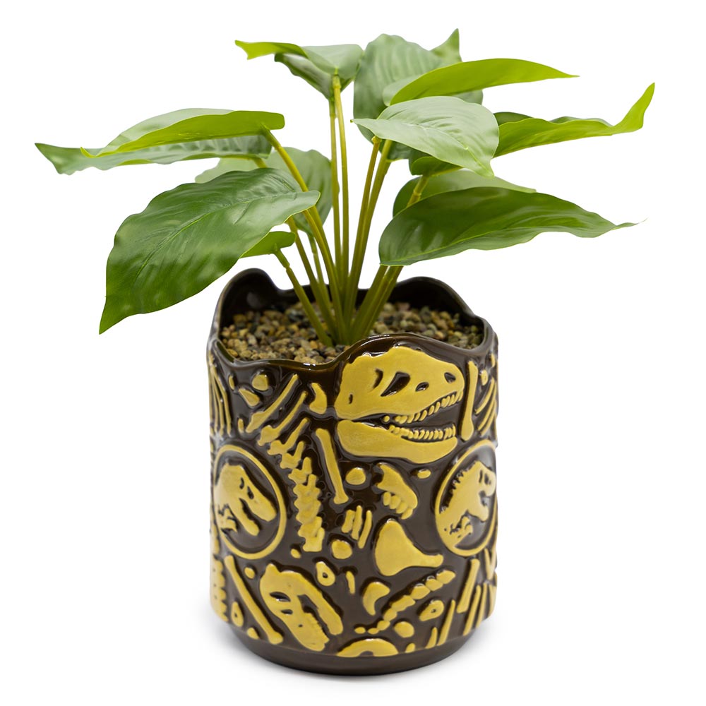 Jurassic Park - Fossils Planter Pot with Plant - Packshot 2