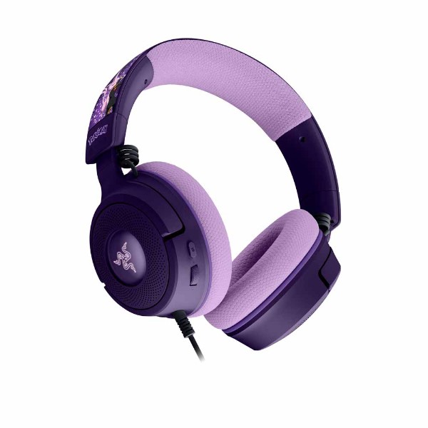Razer – Kraken V4 X Umbreon/Espeon Pokemon Edition Wired Gaming Headset - Packshot 3