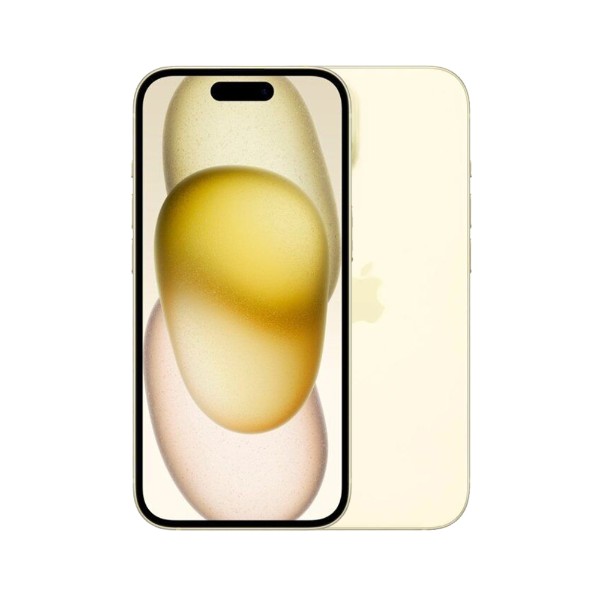 Apple iPhone 15 (256GB, Yellow) - Good Refurbished - Packshot 1
