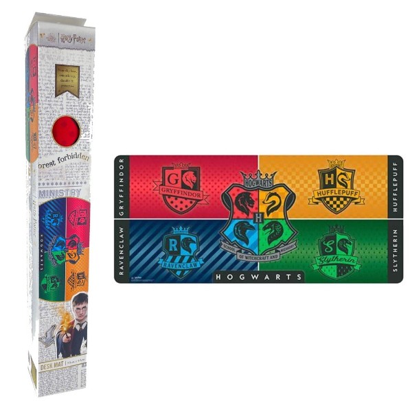Harry Potter - Hogwarts House Shields XXL Gaming Mat - Packshot 1