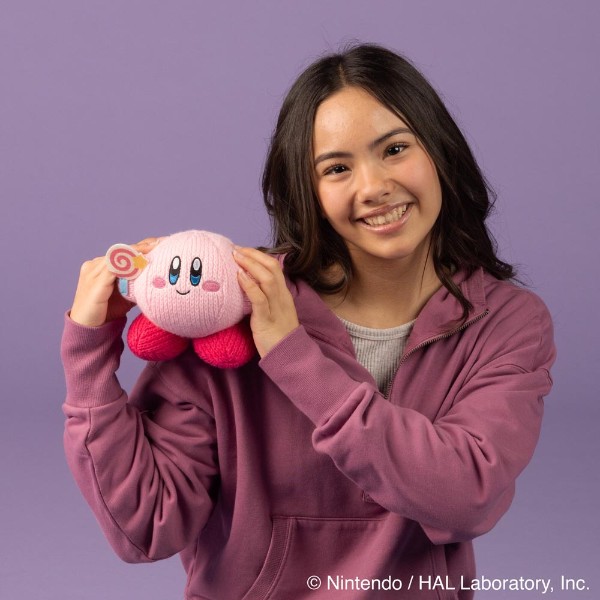 Kirby - Nuiguru Knit Kirby (with Invincibility Candy) Plush - Packshot 3