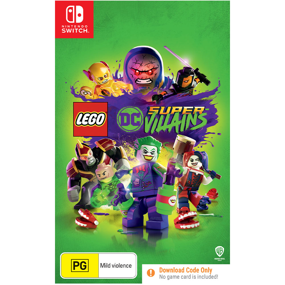 Lego dc super villains code in a box nintendo switch eb games new