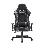 Playmax - Elite Gaming Chair - Fabric Black and Grey Camo - Packshot 1