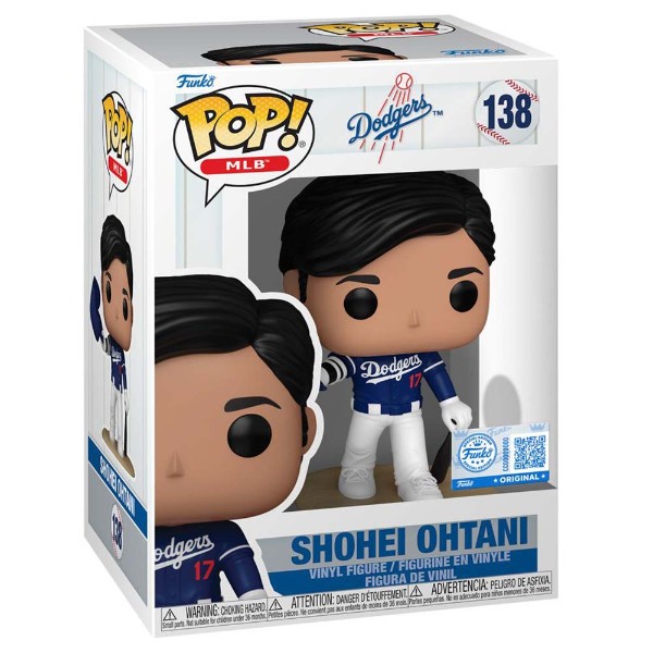 MLB - Los Angeles Dodgers - Shohei Ohtani (Helmet Salute) Pop! Vinyl Figure - Packshot 2