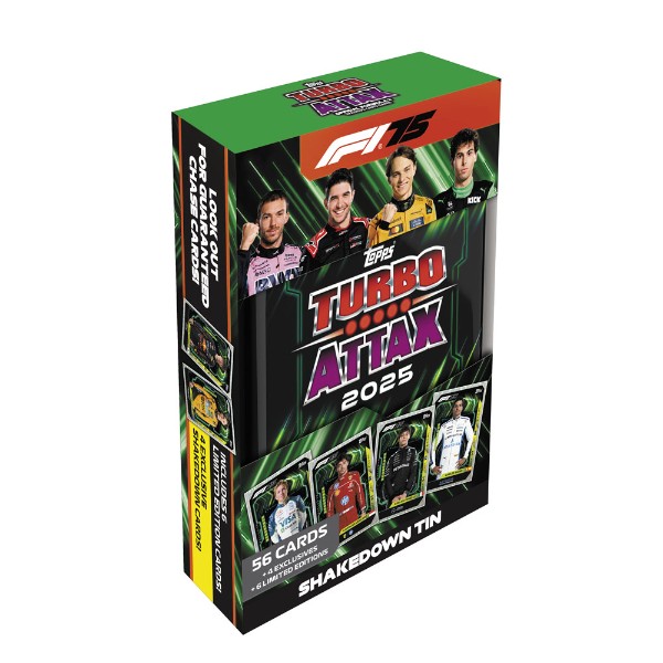 F1 - TC - Topps Turbo Attax 2025 Mega Tin - Packshot 2