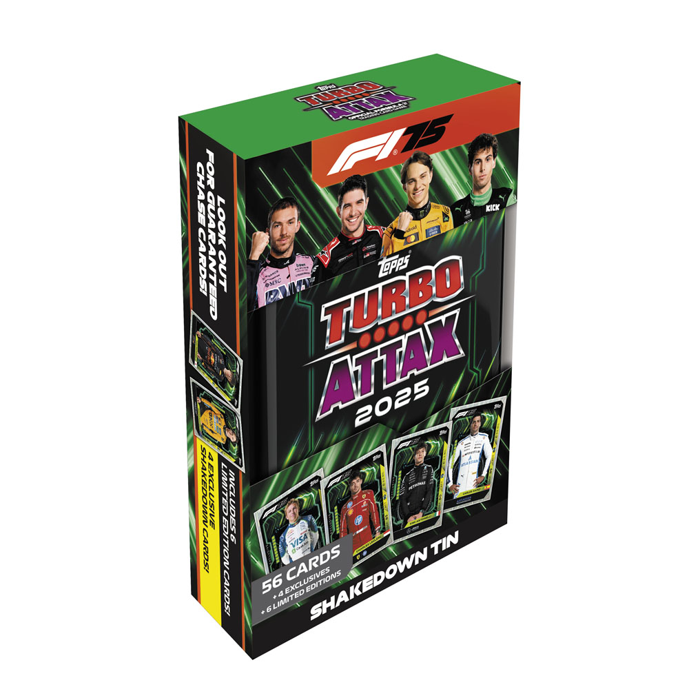 F1 - TC - Topps Turbo Attax 2025 Mega Tin - Packshot 2