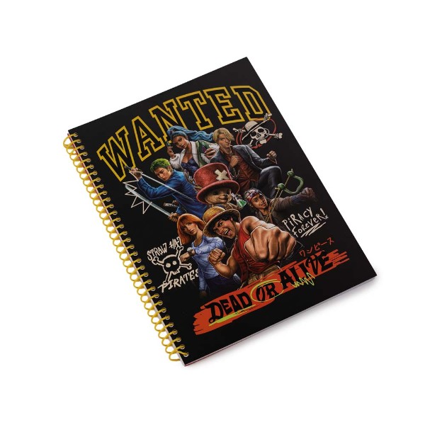 Netflix - One Piece - Wanted Dead or Alive! A4 Spiral Notebook - Packshot 1