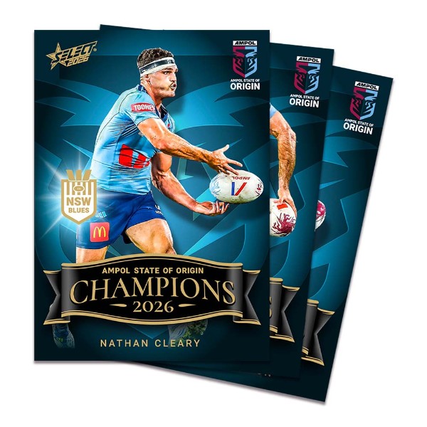 NRL - TC - 2026 State of Origin Champions Card Set - NSW Blues - Packshot 2