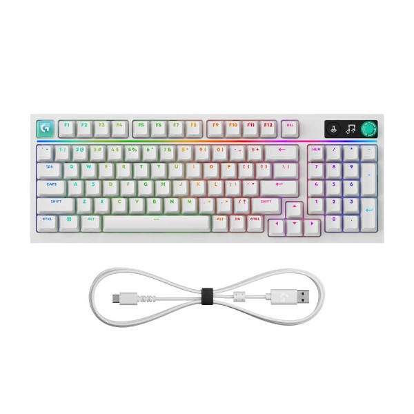 Logitech G316 X Gaming Keyboard - White - Packshot 3