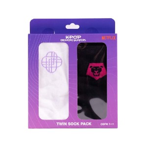 Netflix - KPop Demon Hunters - HUNTR/X and Saja Boys Twin Crew Sock Pack