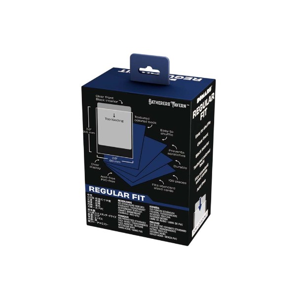 Gatherer's Tavern - Domaru Sleeves 100ct - Regular Fit - Regent Blue - Packshot 2