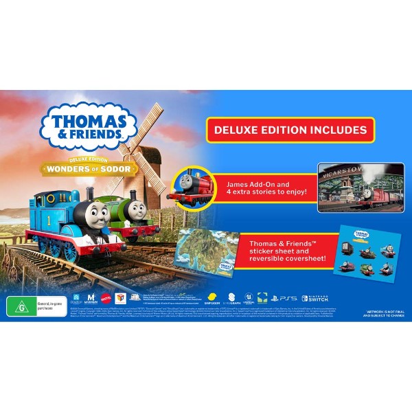 Thomas & Friends: Wonders of Sodor - Deluxe Edition - Packshot 2