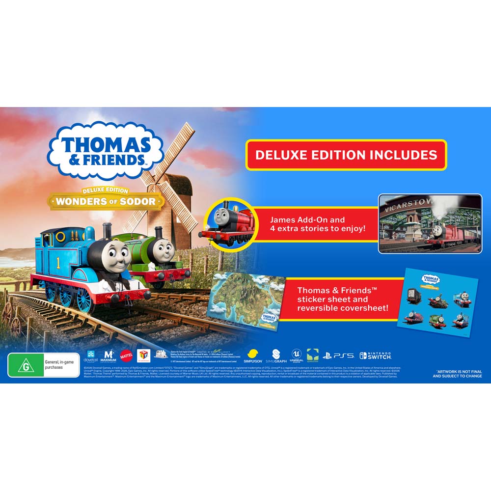 Thomas & Friends: Wonders of Sodor - Deluxe Edition - Packshot 2