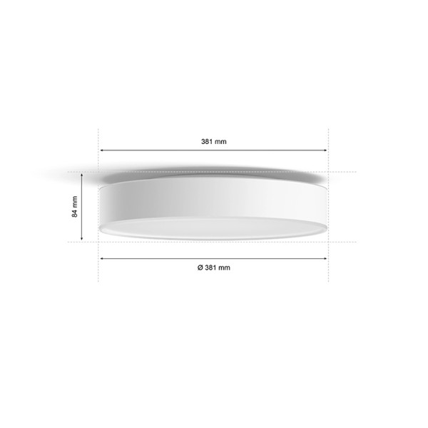 Philips - Hue Enrave Medium Ceiling Lamp - Packshot 3