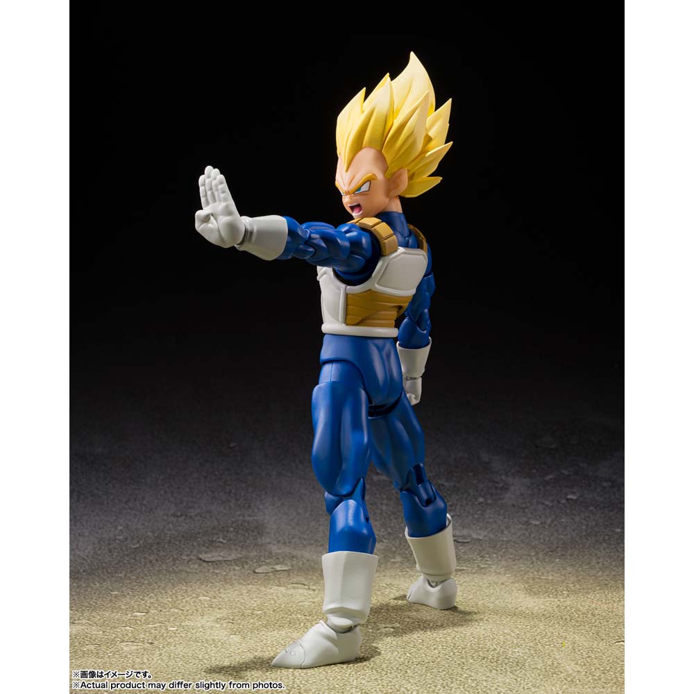 Dragon Ball Z - Super Saiyan Vegeta (Dangerous Pride) S.H.Figuarts Action Figure - Packshot 3