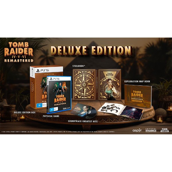 Tomb Raider IV-VI Remaster Deluxe Edition - Packshot 2
