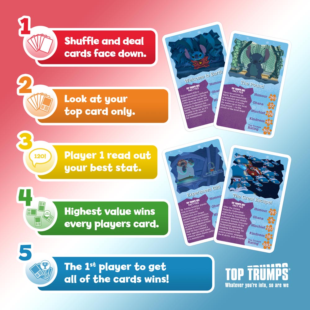 Disney - Lilo & Stitch Top Trumps Movie Moments Card Game - Packshot 4