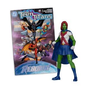 DC Comics - Teen Titans - Miss Martian (Teen Titans #41) Red Platinum Edition Page Punchers 7" Action Figure with Comic Book