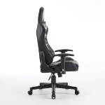 Playmax - Elite Gaming Chair - Fabric Black and Grey Camo - Packshot 3