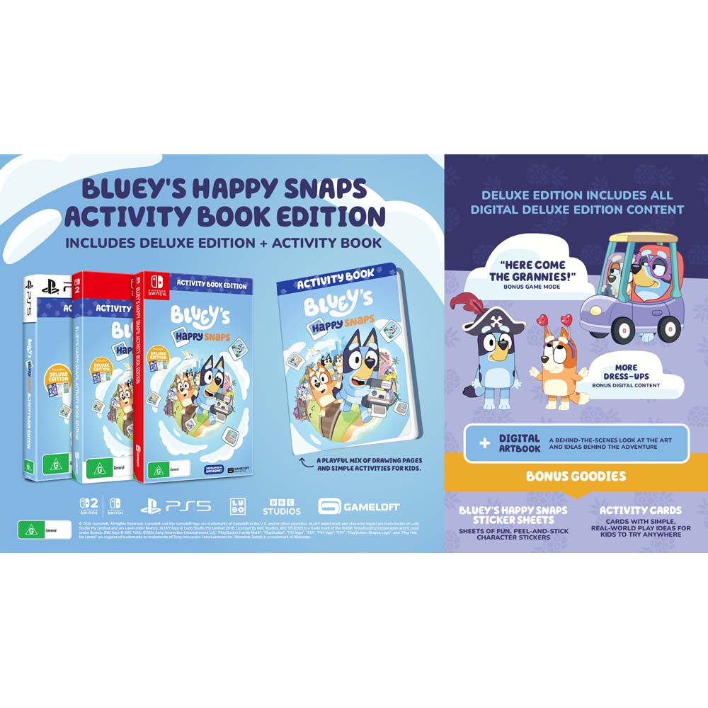 Bluey's Happy Snaps: Activity Book Edition - Packshot 2