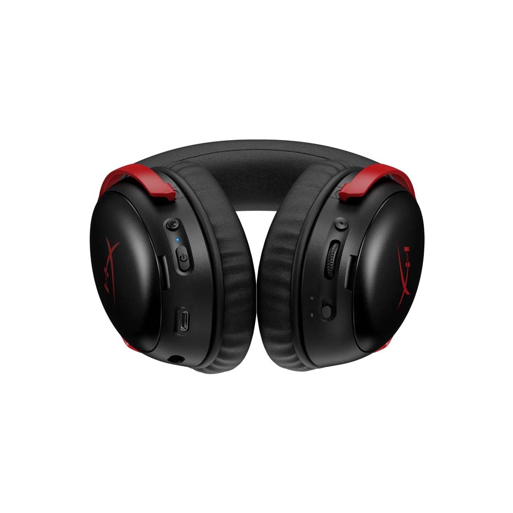 HyperX - Cloud III S Wireless Gaming Headset - Black/Red - Packshot 5