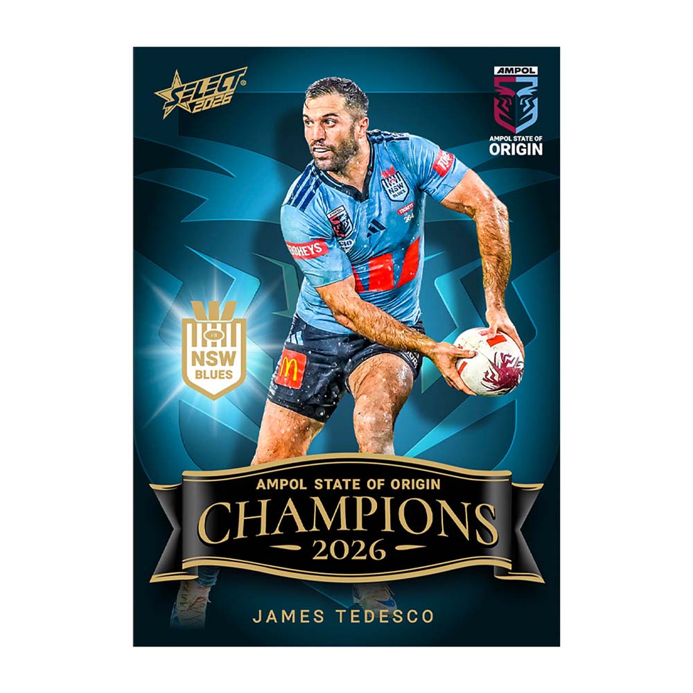 NRL - TC - 2026 State of Origin Champions Card Set - NSW Blues - Packshot 3