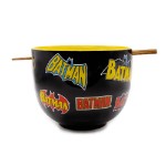DC Comics - Batman Logo Ramen Bowl with Chopsticks