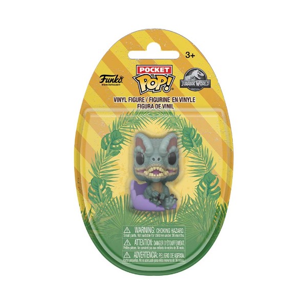 Jurassic Park - Dilophosaurus Hatching Pocket Pop! Vinyl Figure - Packshot 2