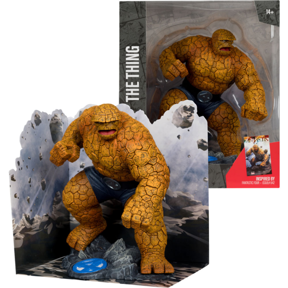 Marvel - Fantastic Four - The Thing (Fantastic Four #642) 1:10 Scale Statue with Scene - Packshot 4
