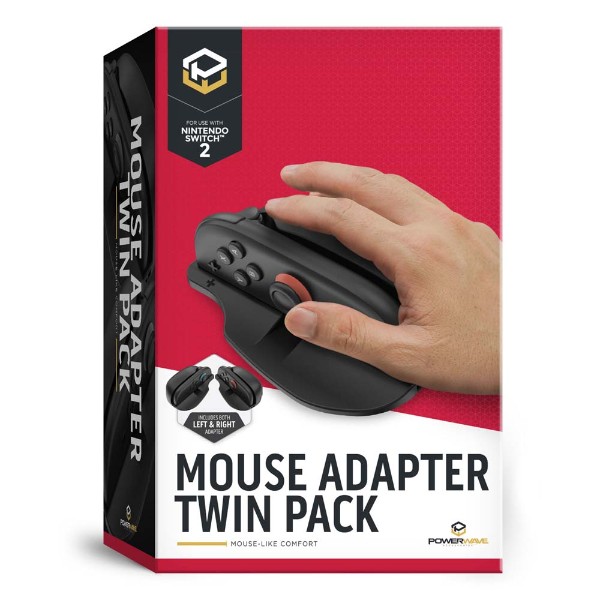 Powerwave Mouse Adapter Twin Pack - Black - Packshot 1