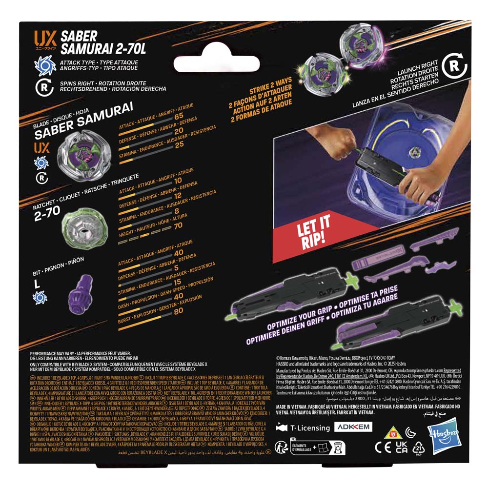 Beyblade X - Victory Grip Launcher Set - Packshot 4
