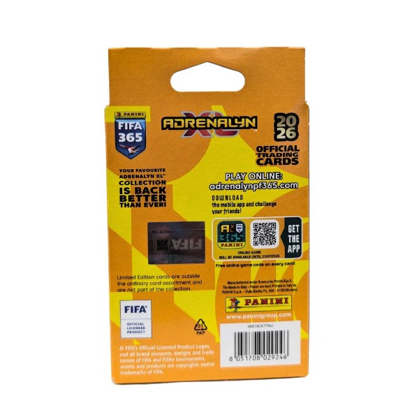 FIFA - TC - Panini FIFA 365 Adrenalyn XL 2026 Pocket Tin - Packshot 2