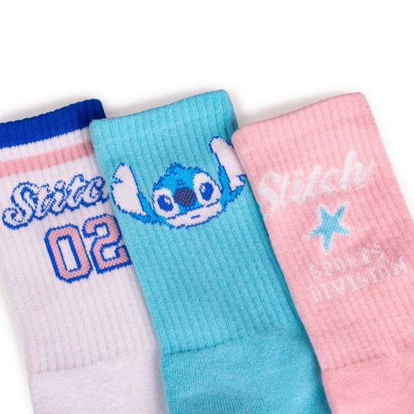 Disney - Lilo & Stitch - Cute But Weird Since '02 Stitch Kids Sock 3-Pack - Packshot 2