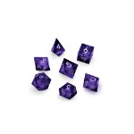 Tabletop - RPG 7-Set Dice - Glitter Purple - Packshot 1