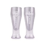 DC Comics - Superman & Batman Glass Stein 2-Pack - Packshot 1