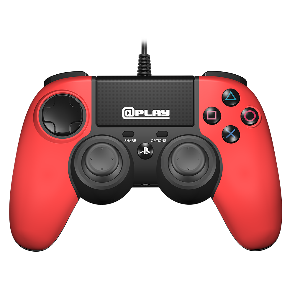 play PlayStation 4 Wired Compact Controller Red EB Games Australia