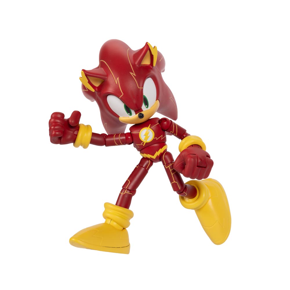 DC X Sonic the Hedgehog - Sonic as The Flash Action Figure - Packshot 3