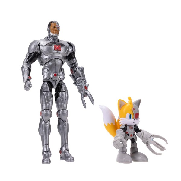 DC X Sonic the Hedgehog - Tails and Cyborg Action Figure 2-Pack - Packshot 2