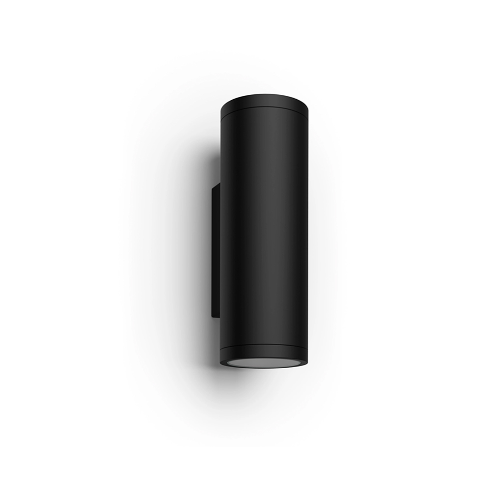 Philips - Hue Appear Outdoor Wall Light - Black - Packshot 2