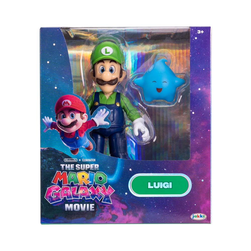 Super Mario - The Super Mario Galaxy Movie - Luigi 5" Figure - Packshot 5