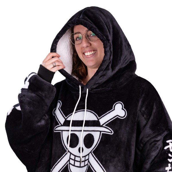 One Piece - Straw Hat Jolly Roger Oversized Blanket Hoodie - Packshot 6