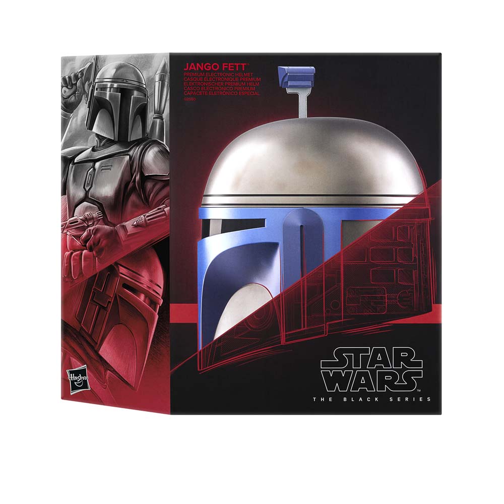 Star Wars - Attack of the Clones - The Black Series Jango Fett Premium Electronic Helmet - Packshot 4