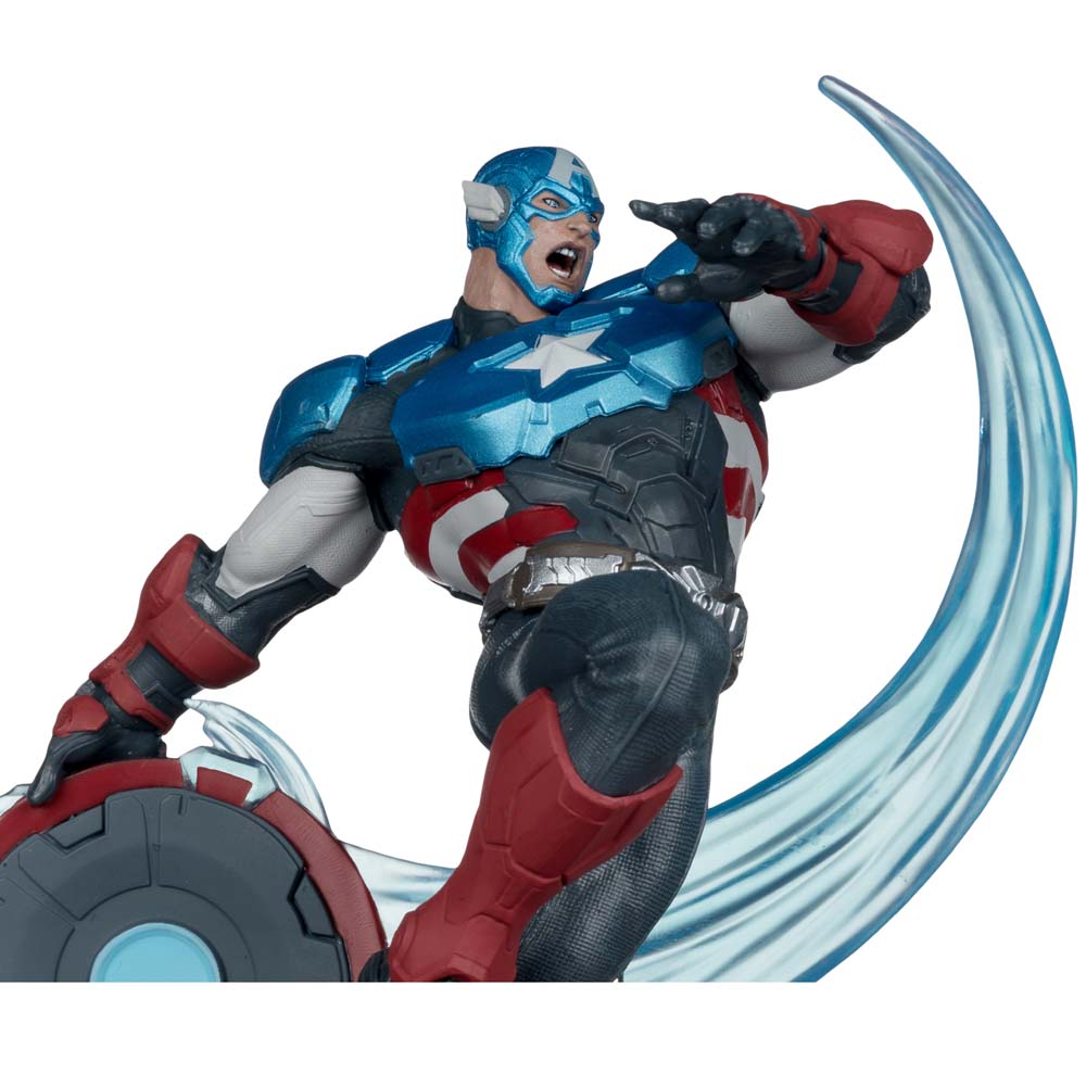 Marvel Rivals -  Captain America 1/10th Scale Figure - Packshot 2