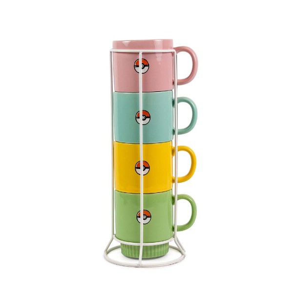 Pokemon - Fun Mug Stack 4-Pack (with Stand) - Packshot 2