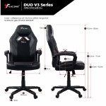 TTRacing Duo V3 Gaming Chair - Black - Packshot 6