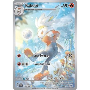 Pokemon - TCG - SV07: Stellar Crown - Raboot Holofoil 147/142 - NM/M