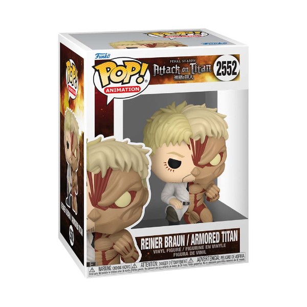 Attack on Titan - Reiner Braun / Armored Titan (Split) Pop! Vinyl Figure - Packshot 2