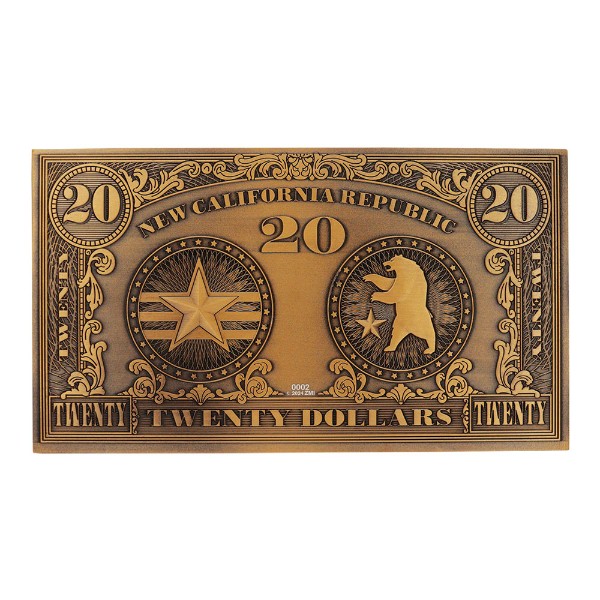 Fallout: New Vegas - NCR $20 Bill Metal Replica - Toys and