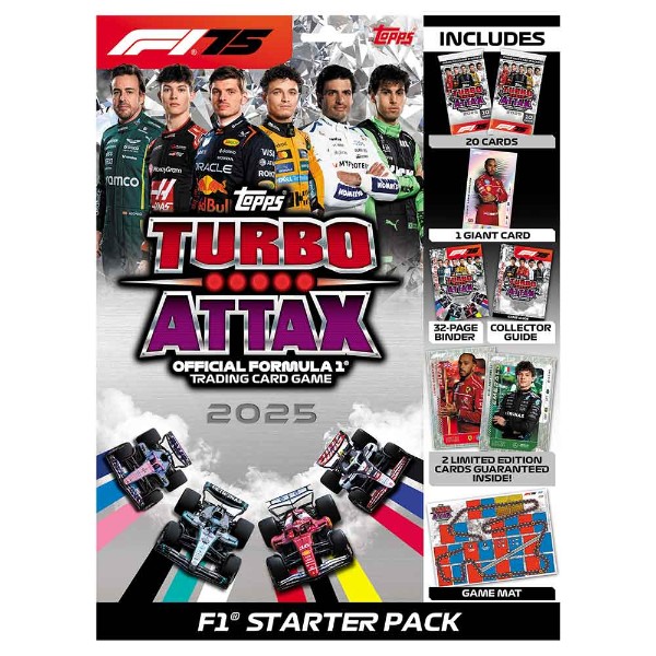F1 - TC - Topps Turbo Attax 2025 Starter Pack - Packshot 1